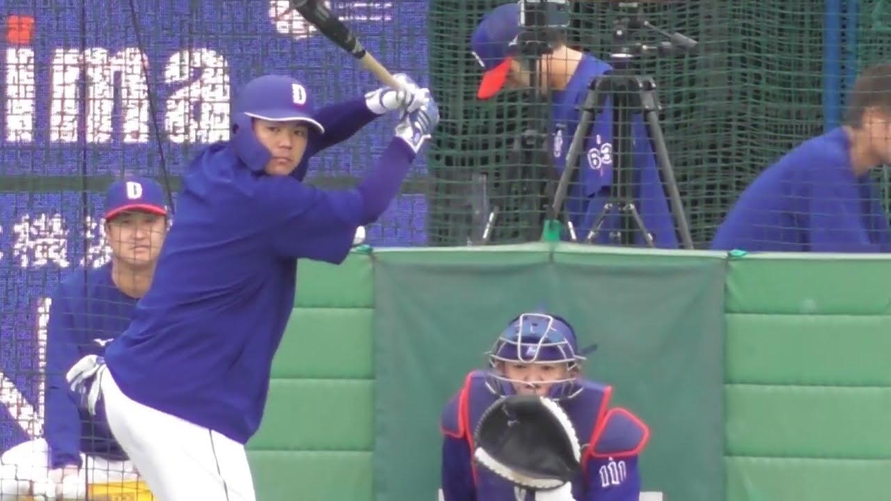 2026年4月7日 中日・高橋 周平 選手の試合前フリー打撃練習 - YouTube