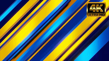 Blue Yellow Shiny Lines – 1HR LOOP 4K 60FPS