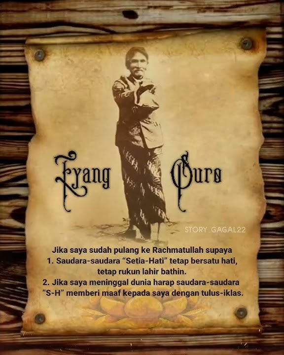 Story Wa Psht Pesan Eyang suro