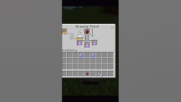 How To Make Potion Of Regeneration In Minecraft #shorts #minecraft
