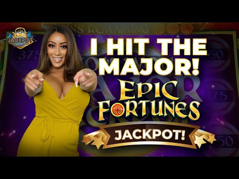 Major Jackpot! on Epic Fortunes Slot Machine 🎰Big Win on The Slots!