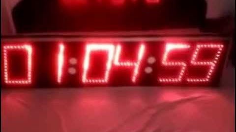 RELOJ PARA MARATON DOBLE CARA