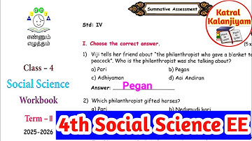 EE 4th Standard Social Science Term-2 workbook answers summative Assessment Ennum Ezhuthum answers