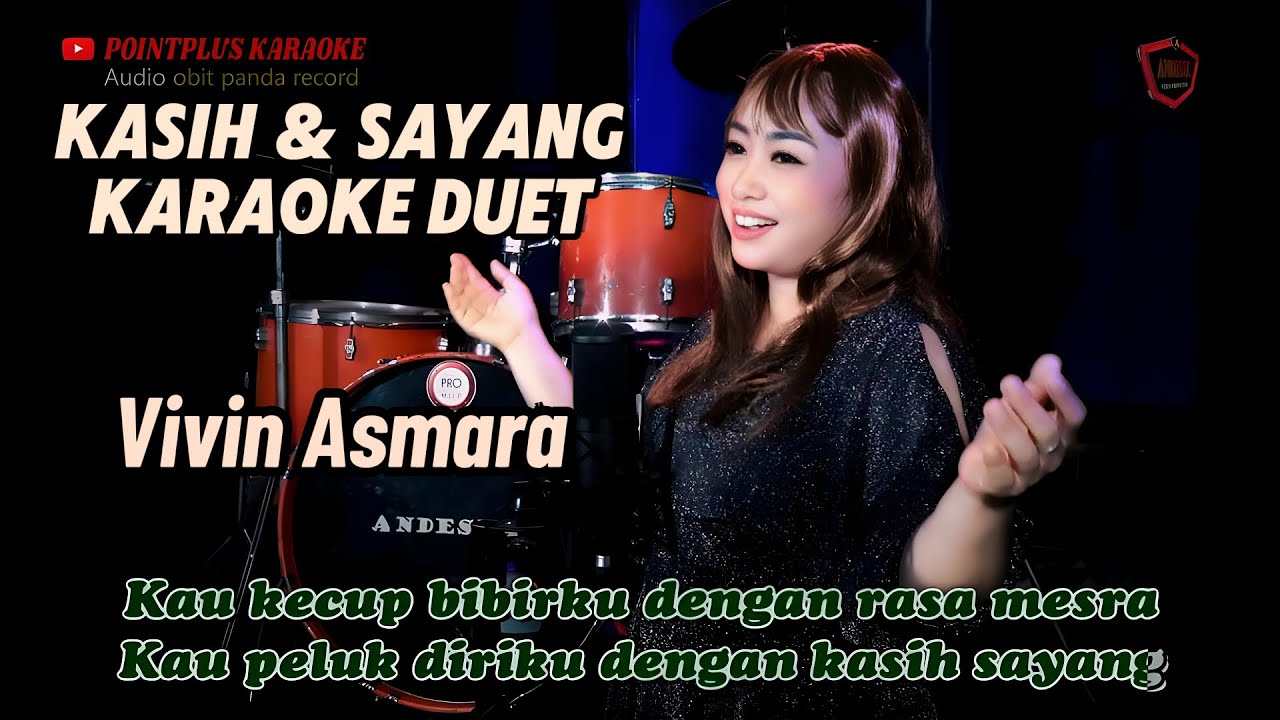 Kasih dan Sayang Karaoke duet Vivin Asmara1 @pointpluskaraoke