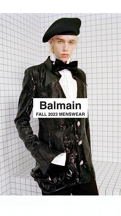Balmain FALL 2023 MENSWEAR #balmain #fashion #fashiontrends
