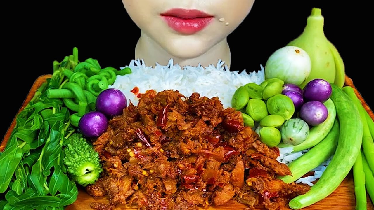 SPICY FRIED COTTON FRUIT & Fresh Vegetables