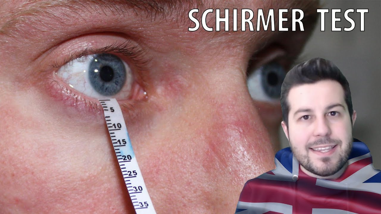 schirmer test tear film evaluation 4 eng youtube schirmer test