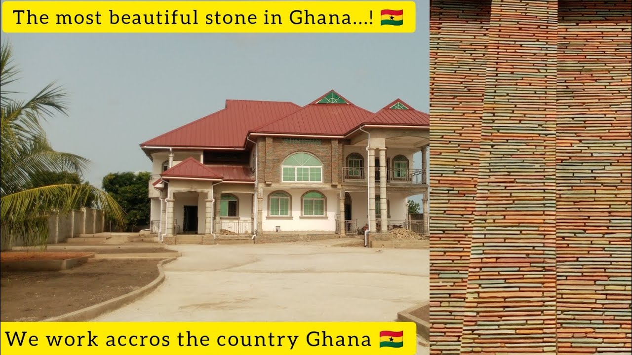 the most beautiful stone in Ghana . cost of installing special Shells