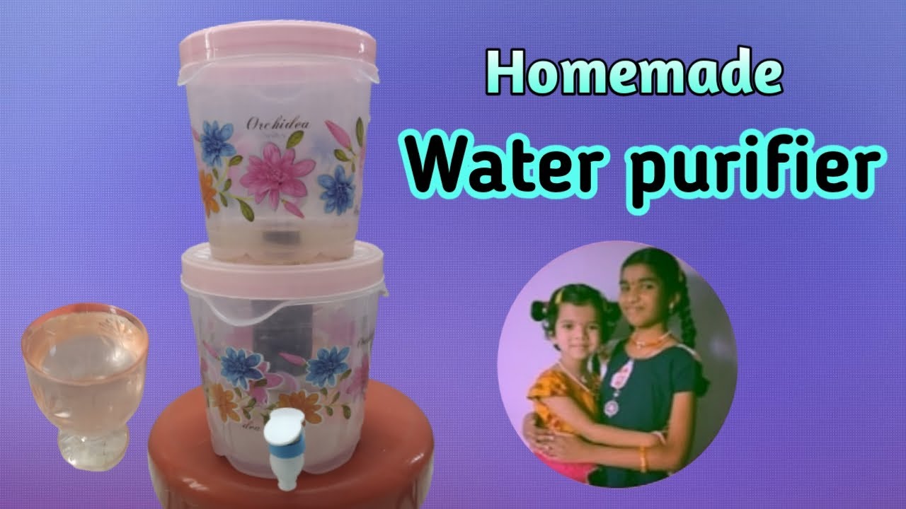 Water purifier//How to make homemade water purifier