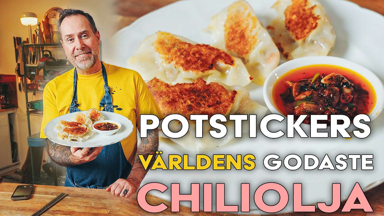 Potsticker Dumplings – Med galet god chiliolja