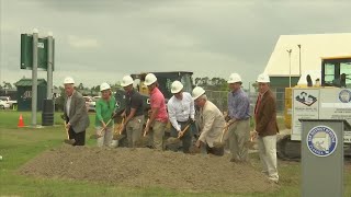 Mosley High School holds groundbreaking ceremony for outdoor education classroom