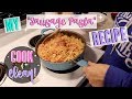 MY &quot;SAUSAGE PASTA&quot; RECIPE // COOK &amp; CLEAN WITH ME