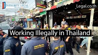 Thai Authorities Focus on Foreigners Illegally Working?