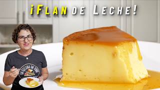 ¡Flan de Leche! ¡Cremoso y Perfecto! El Postre que Nunca Falla! 🍮