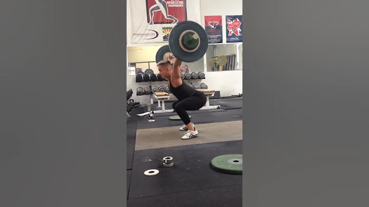 Samantha Wright 74 kilo Snatch