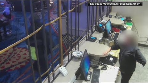 Las Vegas police release new surveillance video of casino robbery suspect