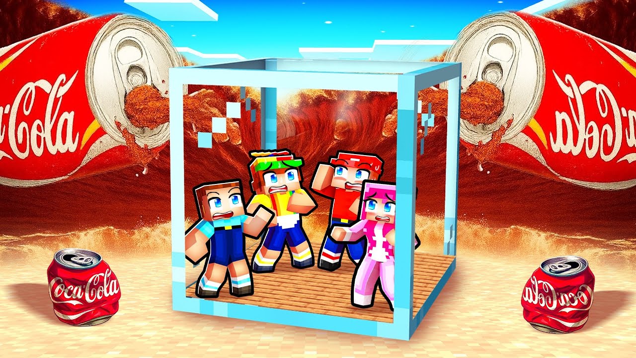Coca Cola Tsunami против Doomsday Bunker в Minecraft!