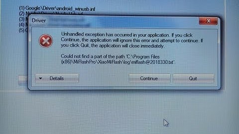 Mi Flash Tool  Error FIXED