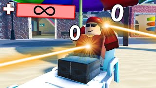 I cheated by becoming INVINCIBLE.. (Roblox Arsenal)