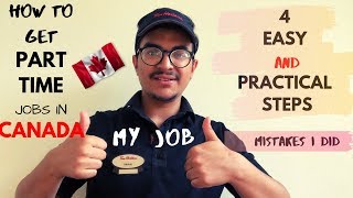 VLOG #3 | HOW TO FIND PART TIME JOBS IN CANADA | SIMPLE STEPS