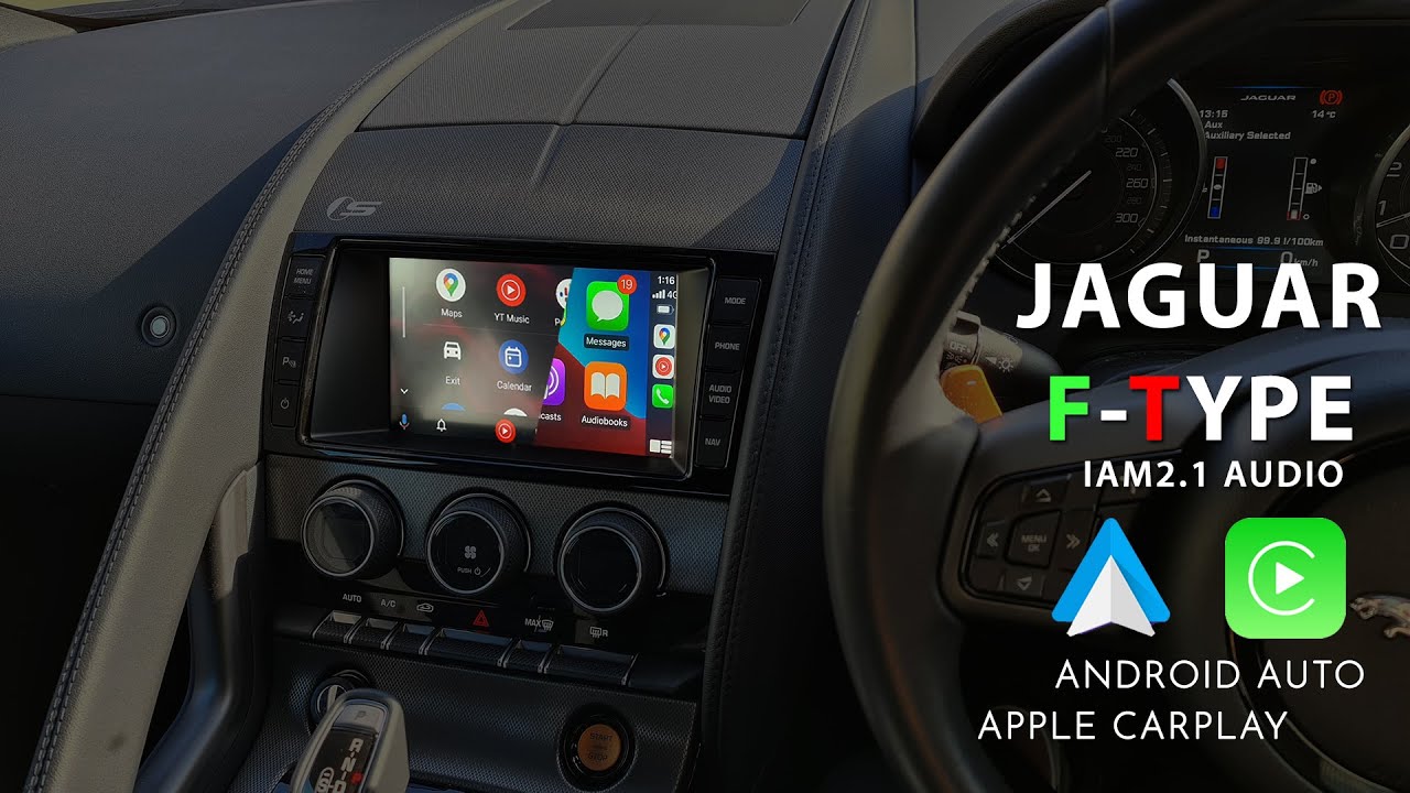 2014 JAGUAR F-TYPE - Apple CarPlay & Android Auto Integrated - YouTube