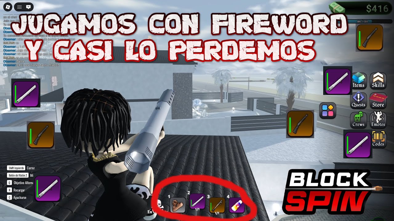 🔥BLOCK SPIN🔥JUGAMOS CON FIREWORD Y CASI LO PERDEMOS💀💀🤣🤣🔥🔥