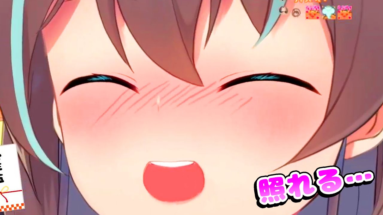 【夏色まつり】ガチ恋距離で照れ顔を披露するまつり【ホロライブ切り抜き】