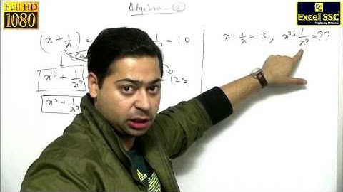 IMPORTANT: Maths ALGEBRA IMPORTANT QUESTIONS - SSC CGL (Excel SSC Coaching Classes)