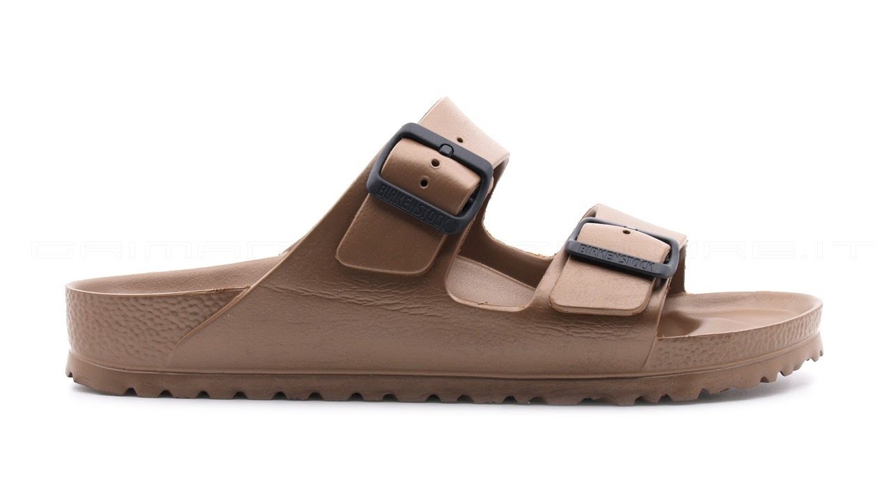 Birkenstock Arizona EVA copper gomma SKU #1001500-D - YouTube