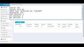 How to create SMPP Account in Bulk SMS Application