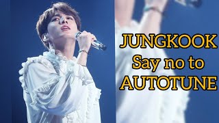 BTS Jungkook Say No to Autotune