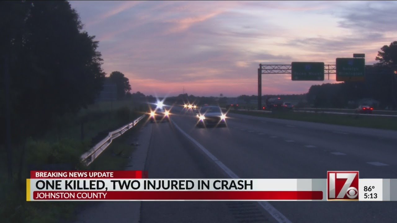 1 killed, 2 injured in Johnston County crash - YouTube