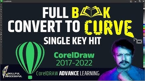 How to convert text to curves in CorelDraw? All text convert to curve from one command. CTC