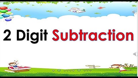 2 Digit Subtraction l Math KG. 3 l pages 52 & 53