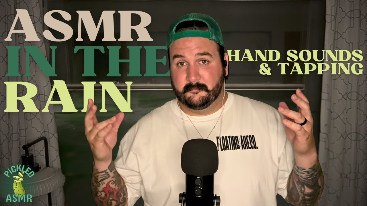 ASMR // ASMR Hand Sounds & Tapping in a Thunder Storm
