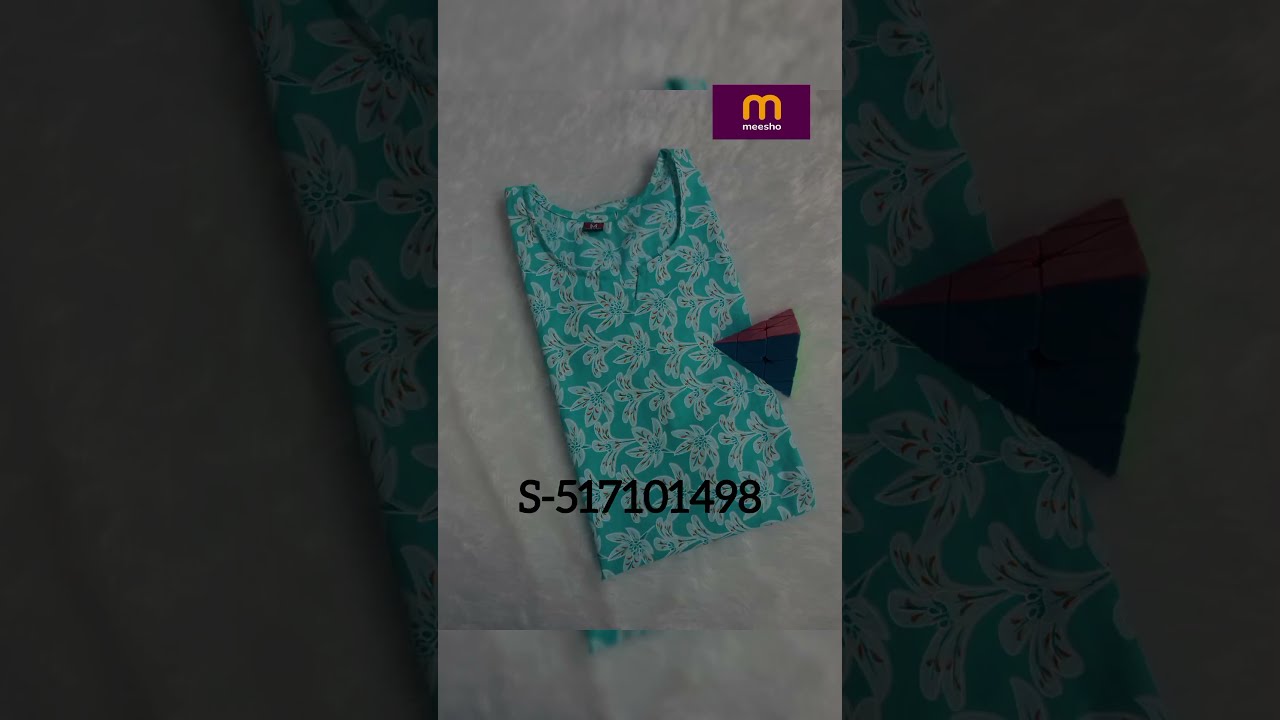 Meesho Cotton Short Kurtis Top Meshohaul Shortkurti Shortsviral