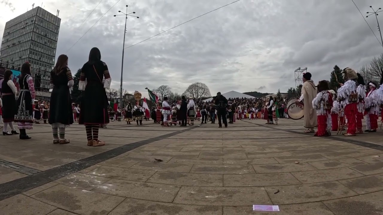 Представяне на сурвакарската група на село Друган на юбилейния 60-и фестивал в Перник. Сурва 2026г.