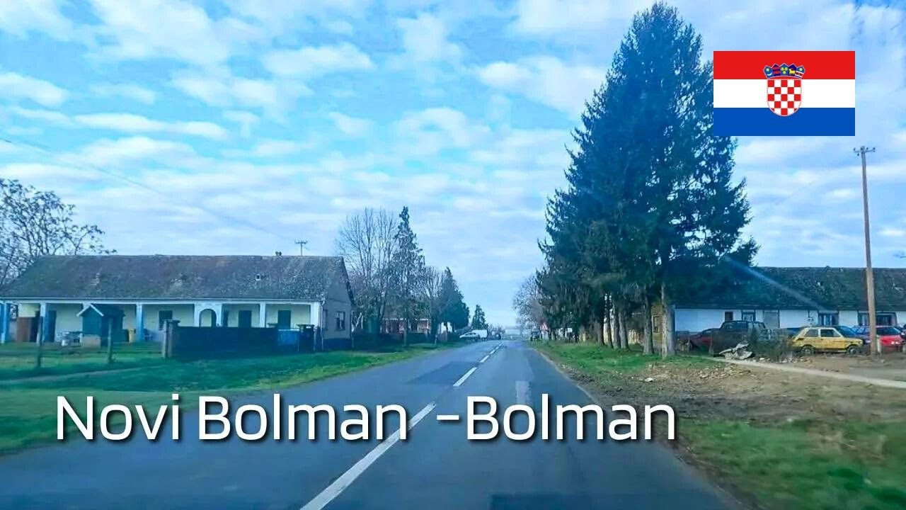 Vožnja kroz Baranju - Novi Bolman, Bolman | Hrvatska (6. siječnja 2023)