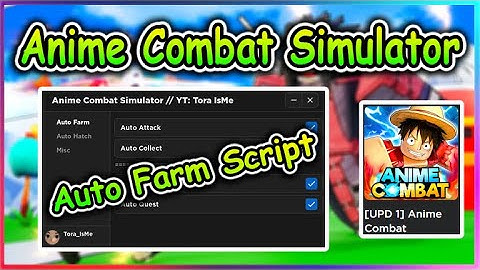 Roblox Anime Combat Simulator Script - Auto Farm GUI & More