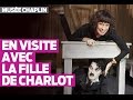 Geraldine chaplin visite le muse ddi  son pre