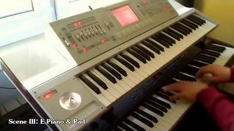 Smooth ProgramCombi Transition using KARMA Korg M3 Low, 360p