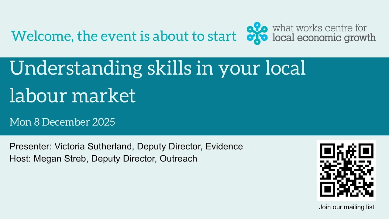 Understanding skills in your local labour market