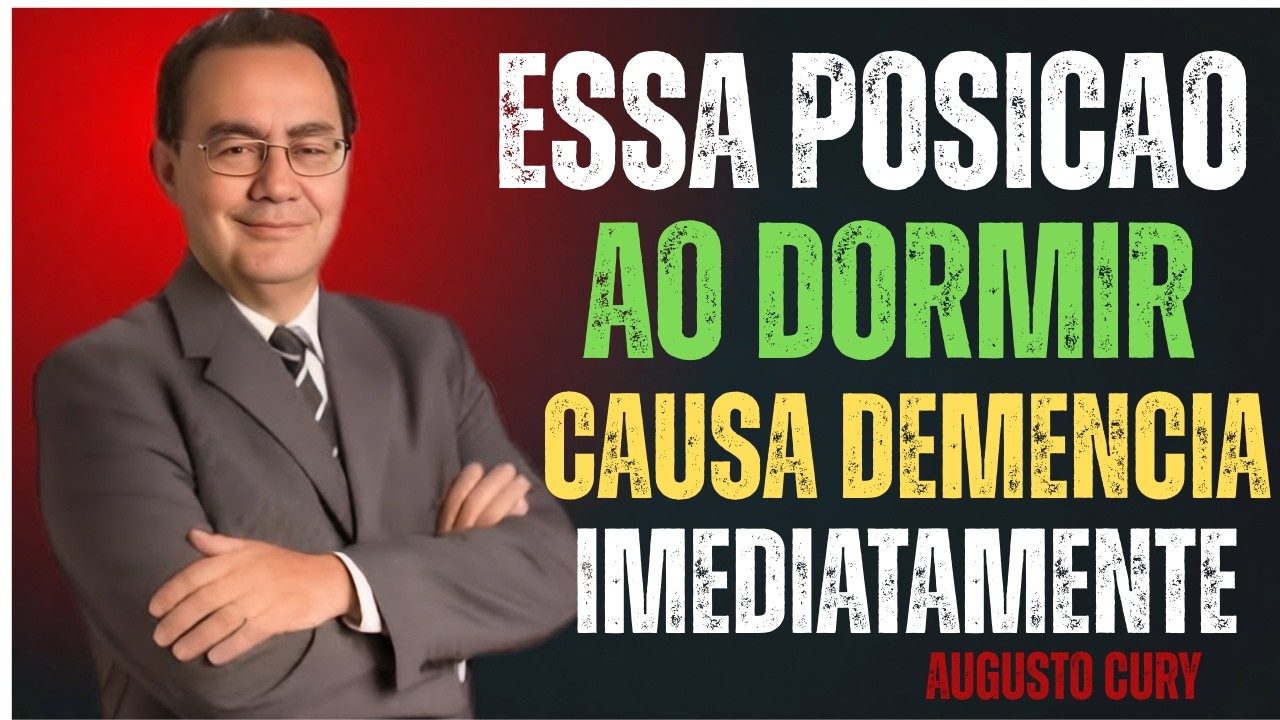 Tem mais de 65 anos  Esta posição ao dormir causa demência   Augusto Cury