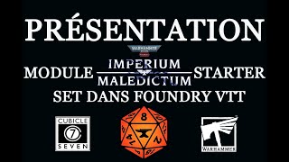 Module Warhammer 40K Imperium Maledictum Starter Set sur Foundry VTT