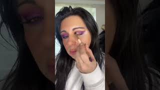 Purple Smokey eye for hooded eyes | step by step eyeshadow tutorial. #eyemakeup  #eyeshadowtutorial