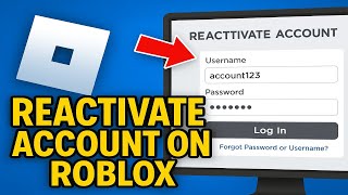 How To Reactivate Account On Roblox (2025)