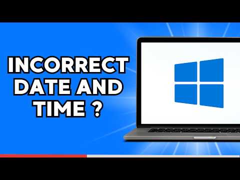 Windows PCの日時がずれている場合の修正方法