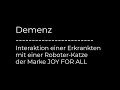 Haustier bei Demenz | Haustier-Roboter in der Interaktion | Katze