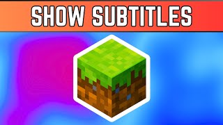 How To Show Subtitles In Minecraft | Minecraft Basics | Minecraft 1.21.5 Guide
