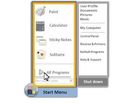 Parts of a Desktop